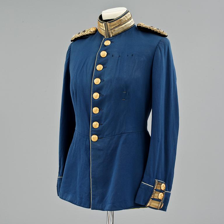 UNIFORM, 3 delar, m/1865-99, överste, Fortifikationen, Sverige.