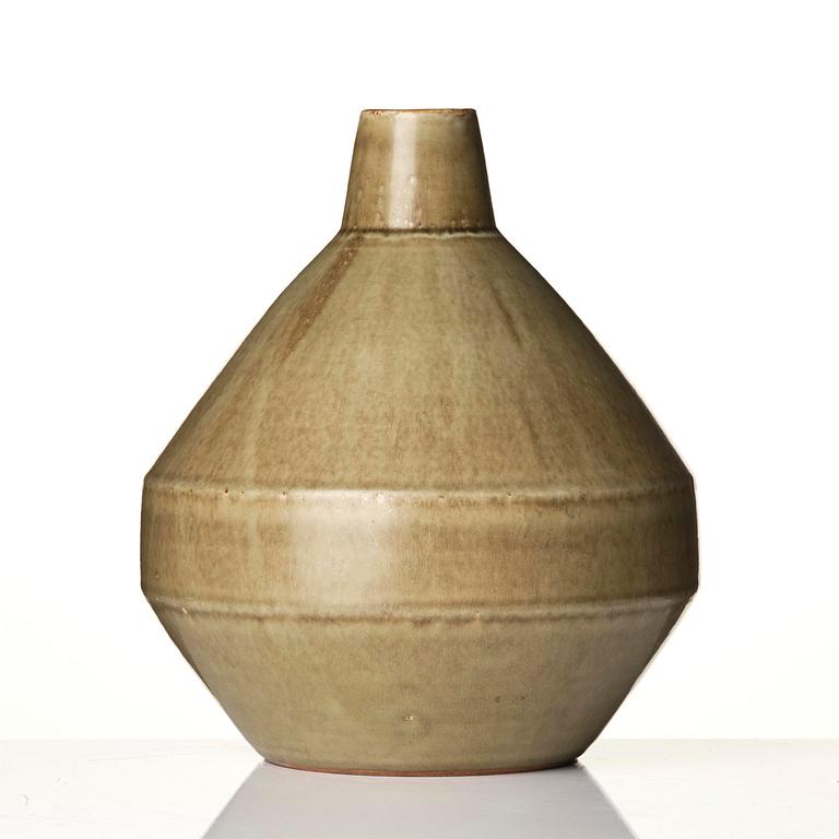 Carl-Harry Stålhane, a unique stoneware vase, Rörstrand, probably 1956.