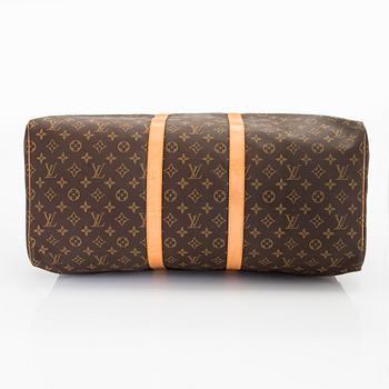 Louis Vuitton, a Monogram Canvas 'Keepall 55' bag.