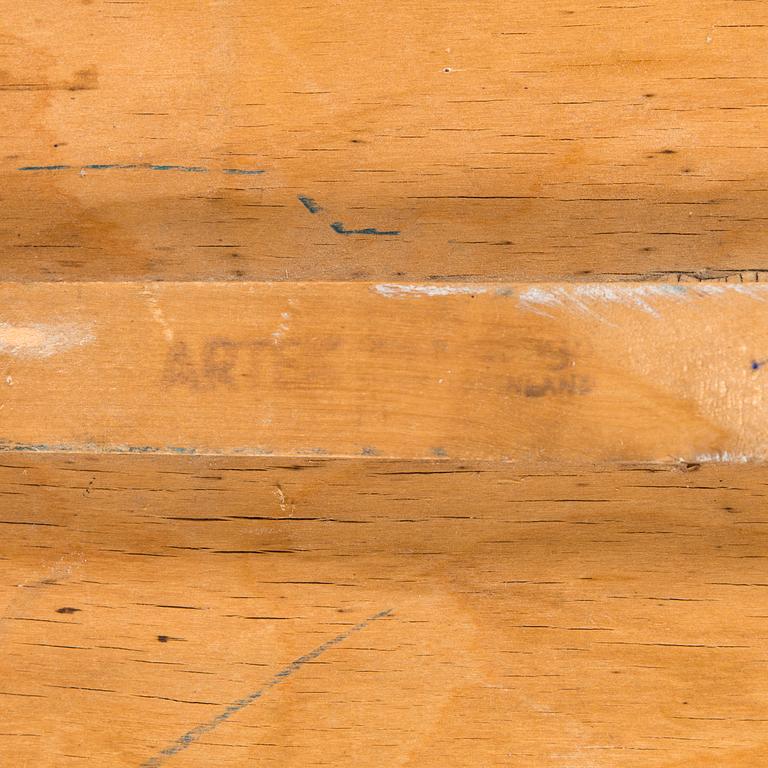 Alvar Aalto, a 1950's '82' table and six '66' stools for O.Y. Huonekalu-ja Rakennustyötehdas A.B.