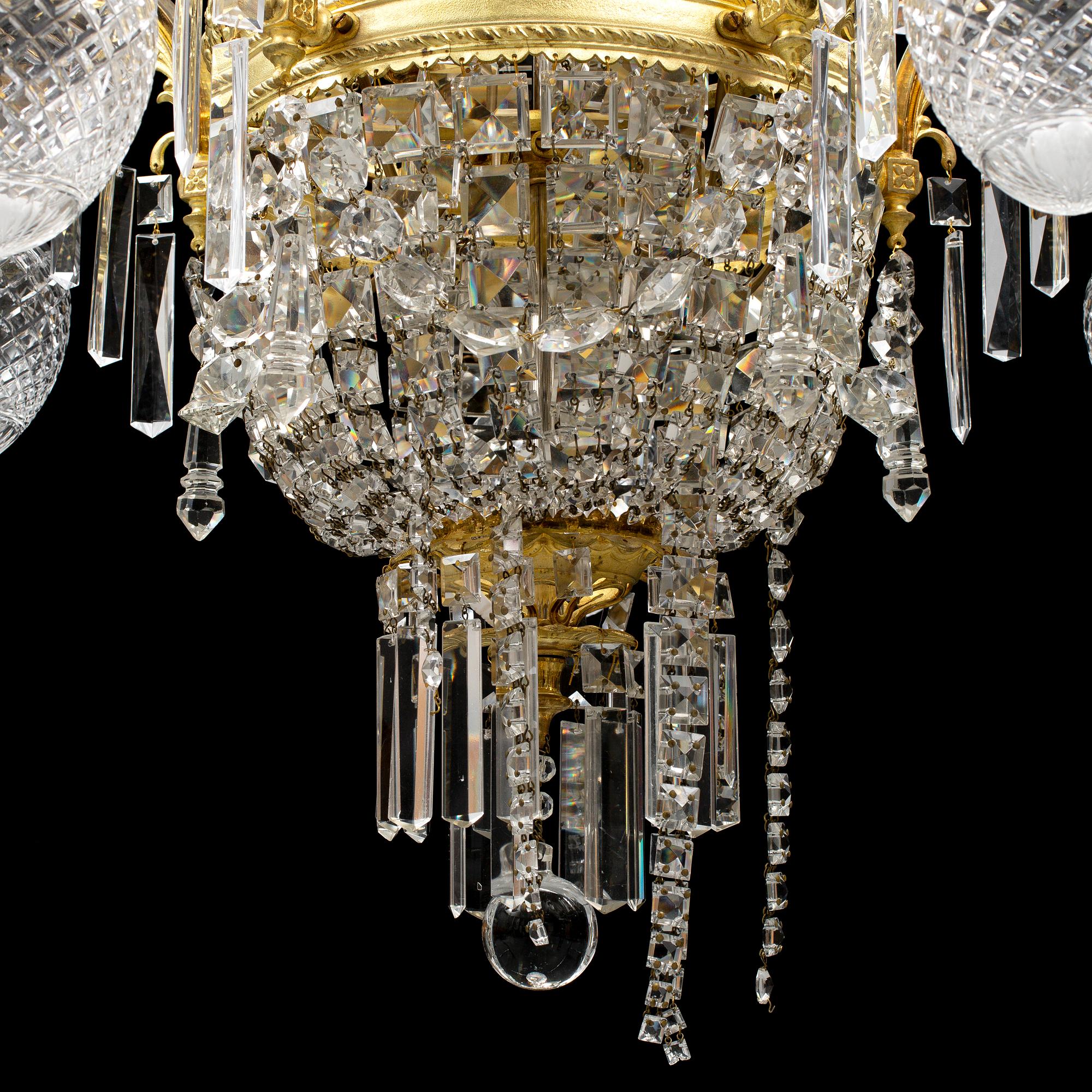 A 20th century ceiling light.