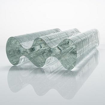 Timo Sarpaneva, glasskupltur, "Arkipelago"-serien, signerad Timo Sarpaneva.