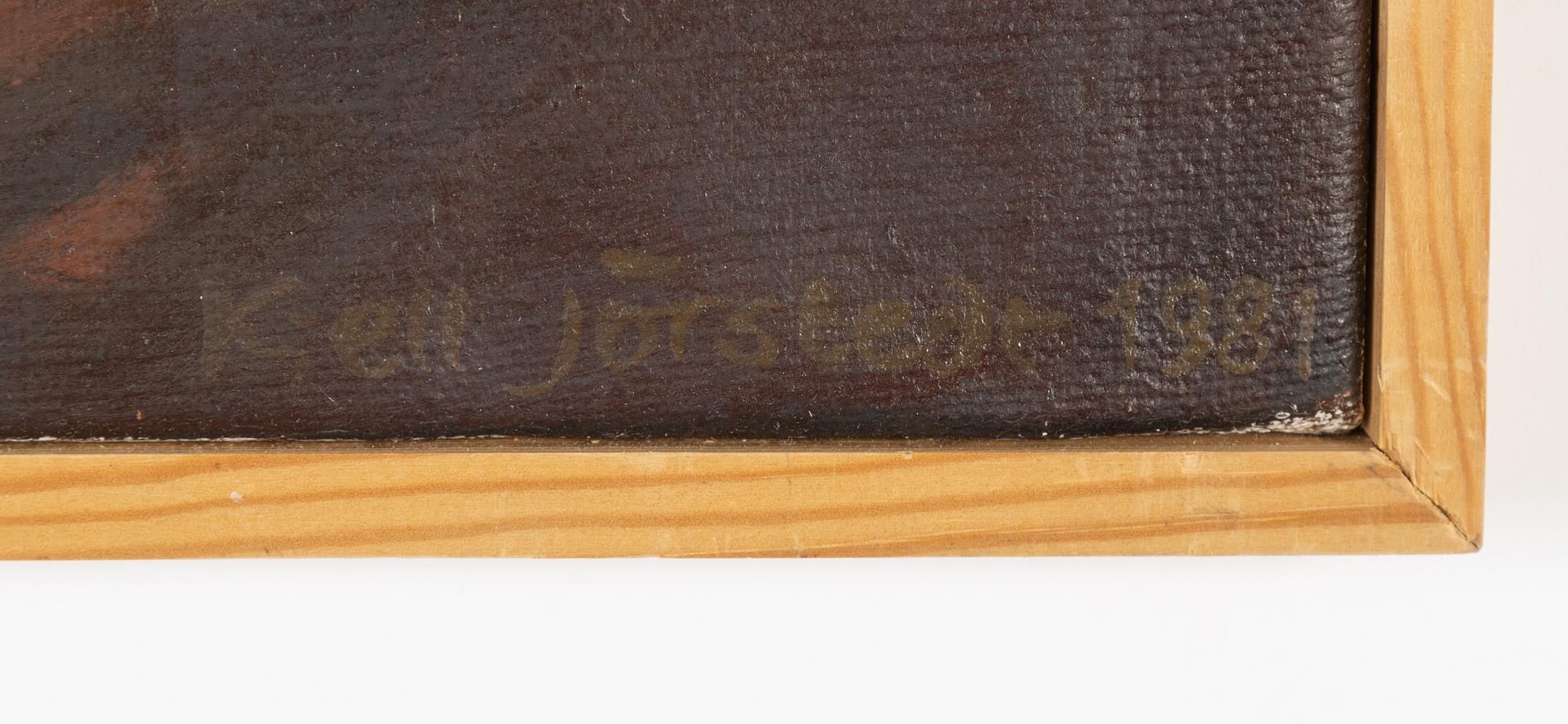 Kjell Jörstedt, oil on canvas, signed and dated 1981.