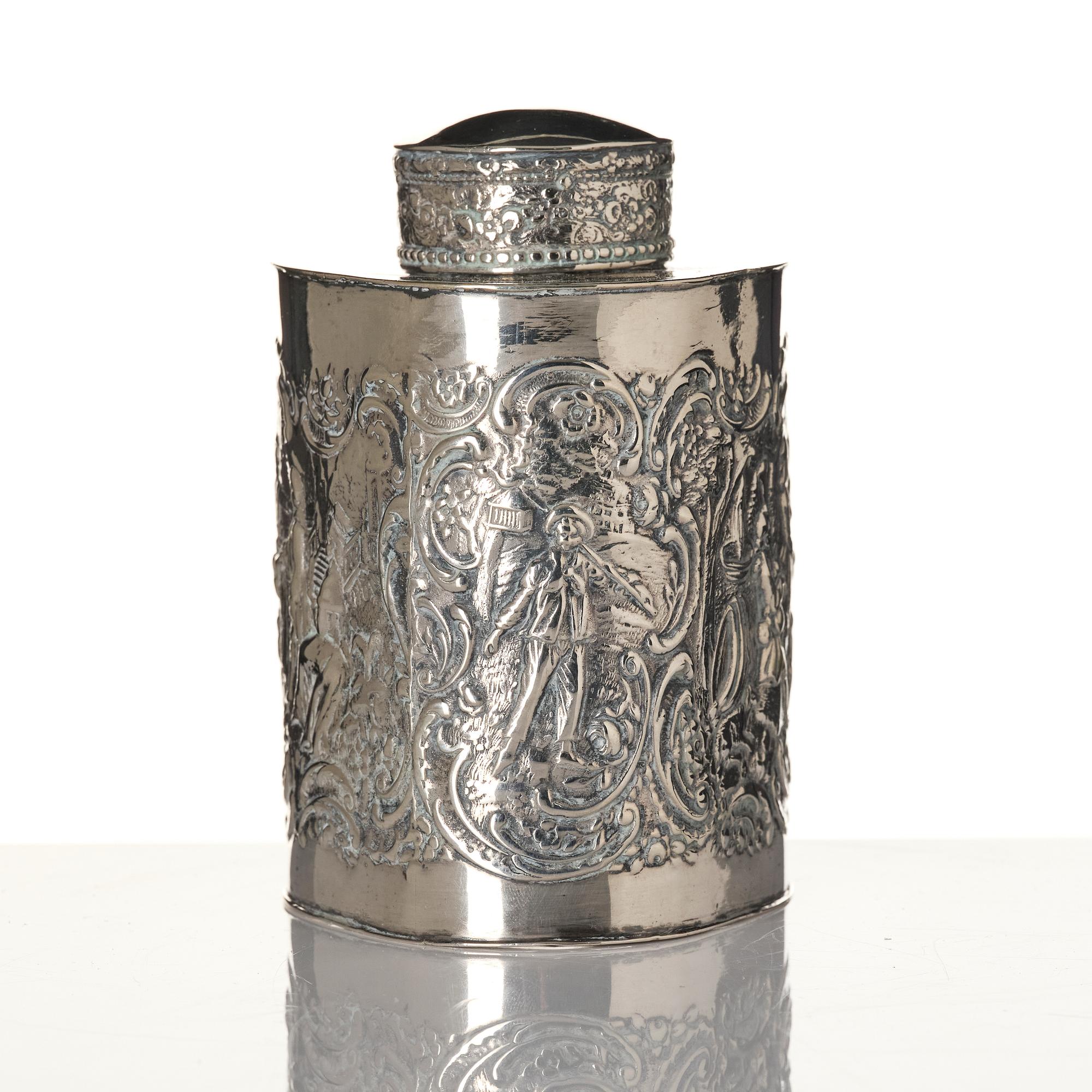 Tedos, sauceboat and cup, silver, including Ottoman Empire.