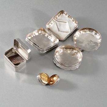 DOSOR, 4 st, silver, bl a Birmingham, 1798. Vikt 94 g.