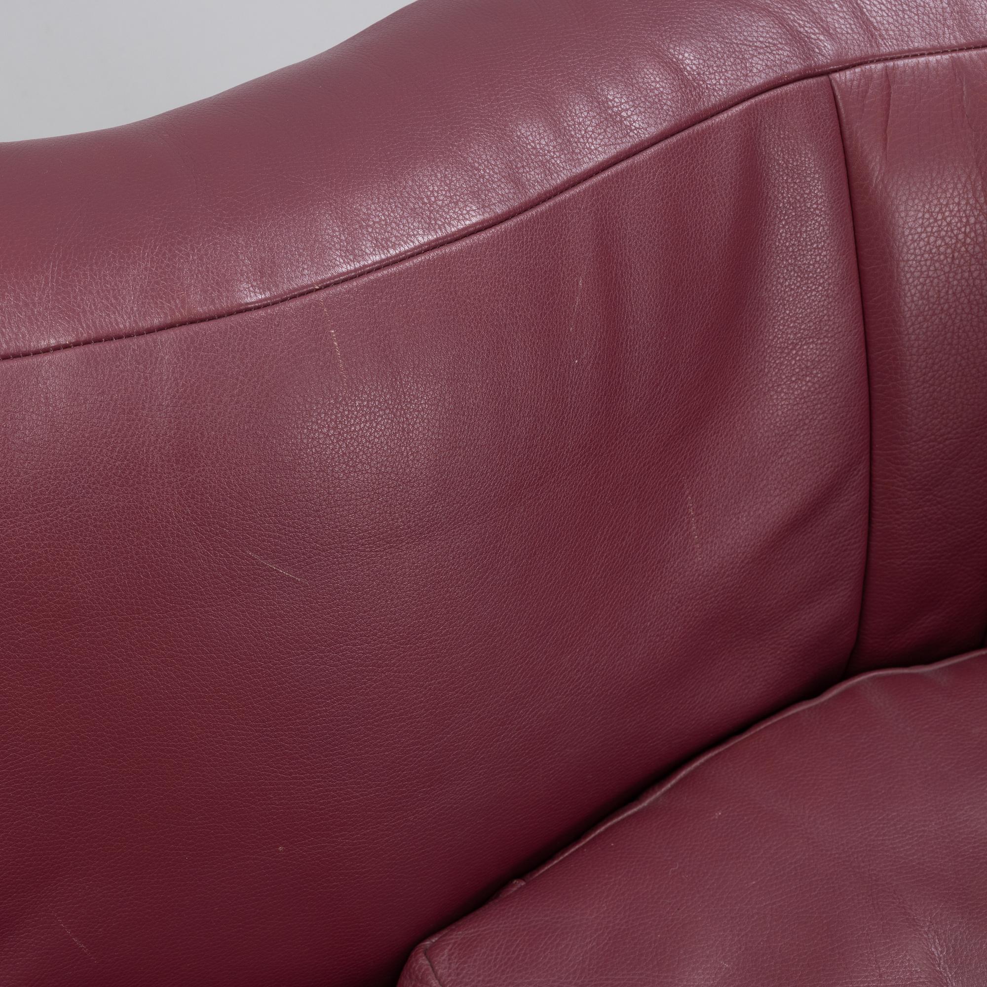 Jonathan de Pas, Donato D. Urbino & Paolo Lomazotti, a two-seat 'Onda' sofa, Zanotti, Italy, model launched 1985.