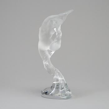 A glass figurine from Lalique, France, late 20th century.