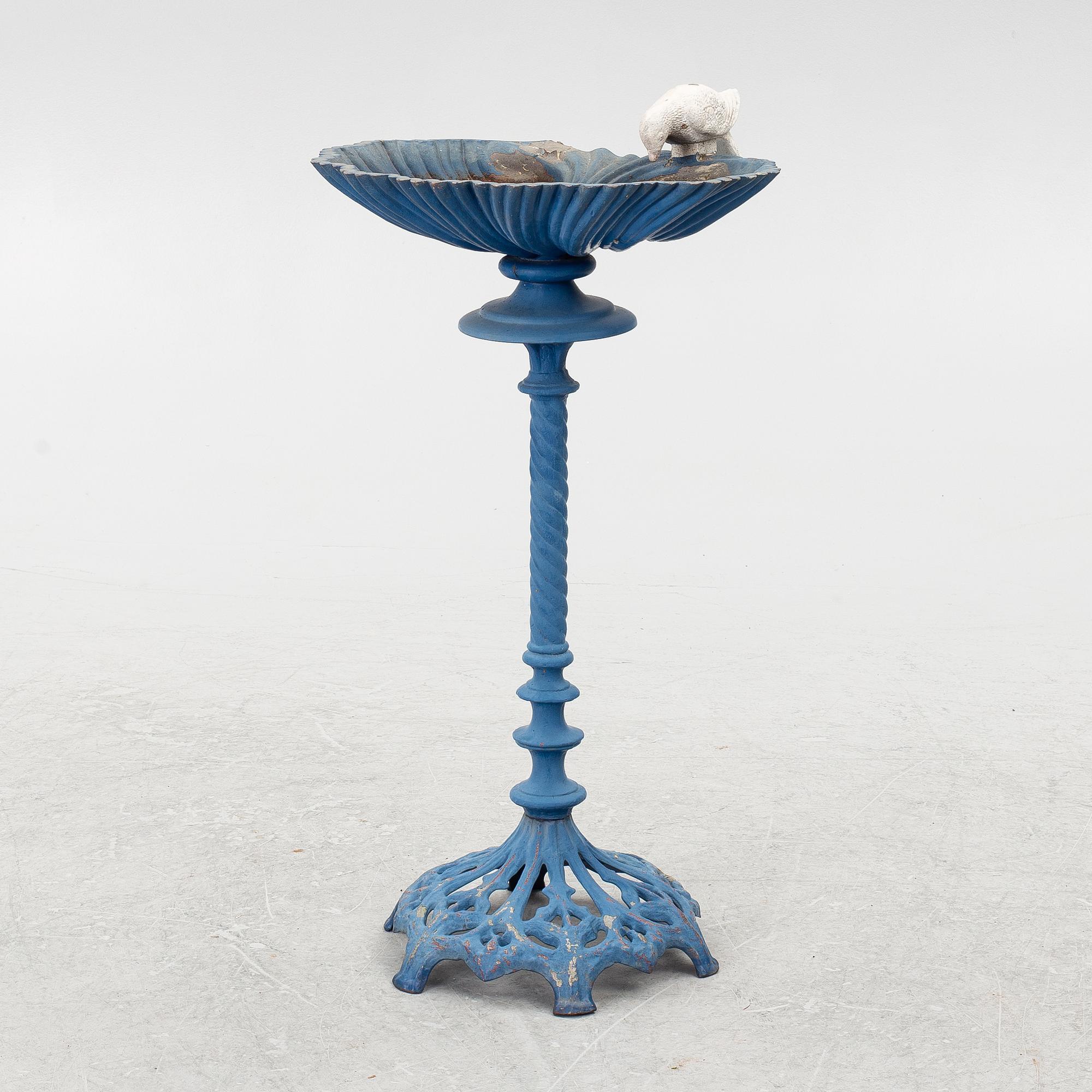 Fågelbad, 1900-talets andra hälft.