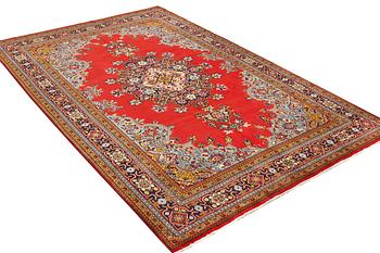 A Golpaygan carpet, c. 333 x 214 cm.