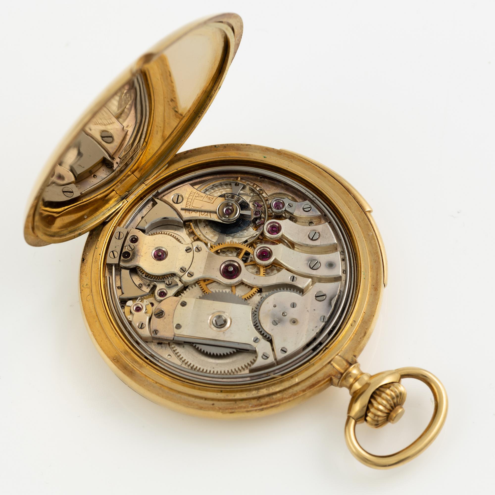 Fickur, repeter, savonett, 52,5 mm.