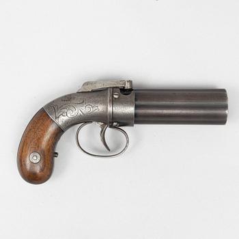 Slaglåsrevolver, amerikansk 1800-talets mitt.