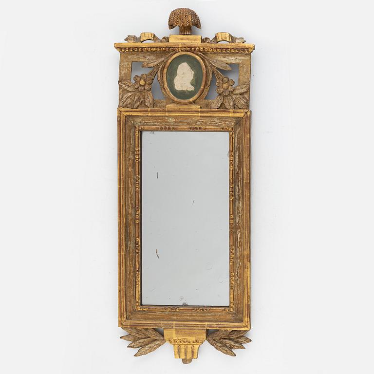 Gustavian mirror, 19th century.