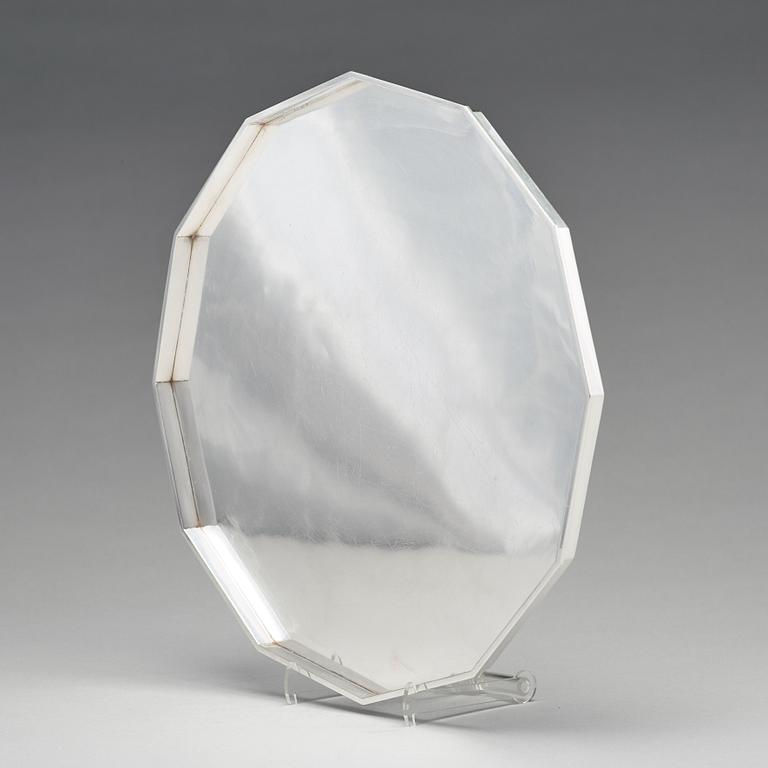 Wiwen Nilsson, a sterling tray, Lund, Sweden 1961.