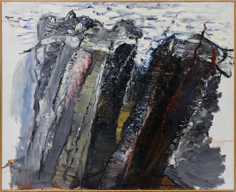 Ingegerd Möller, oil canvas. Signed.