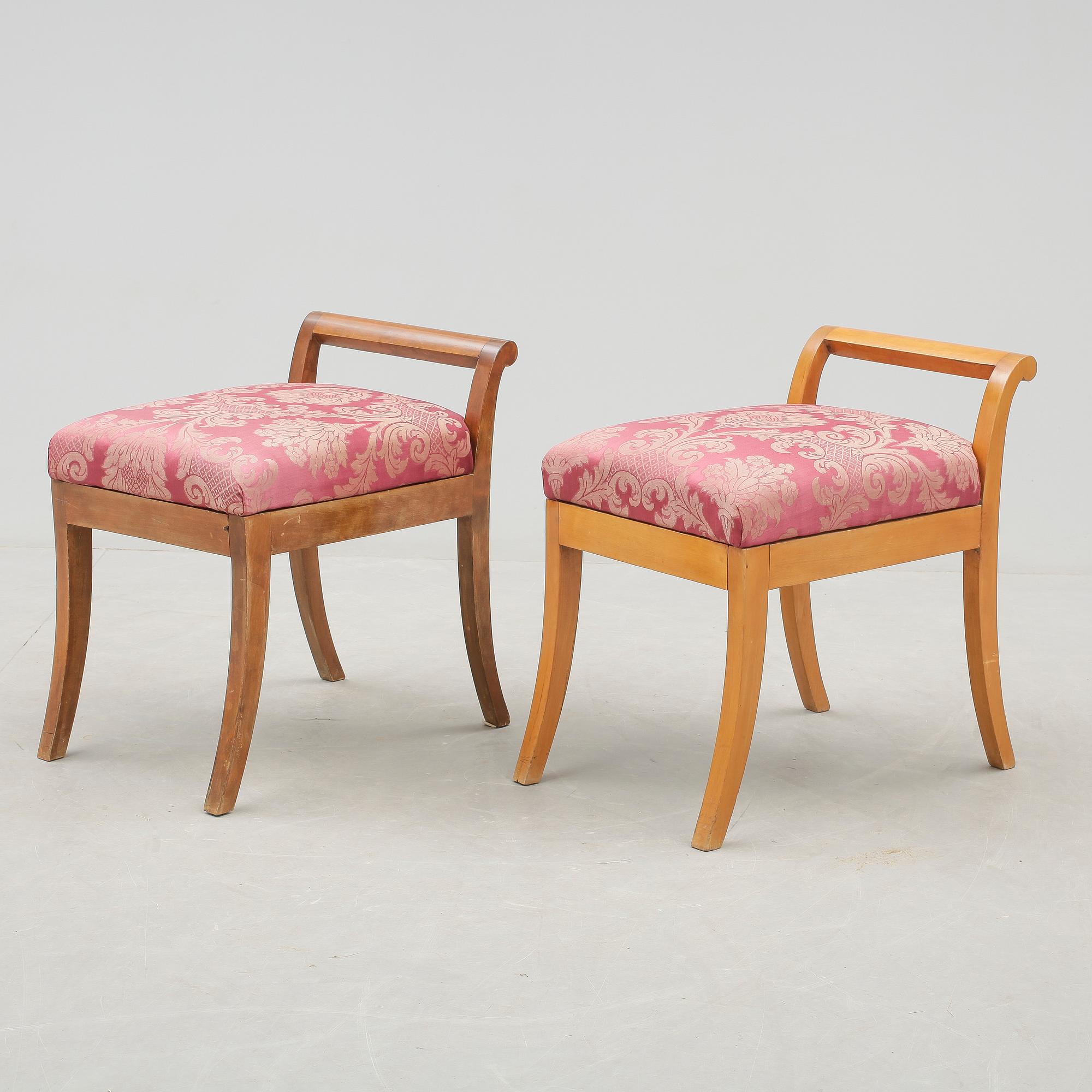 TABURETTER, Karl Johan, 1800-tal.