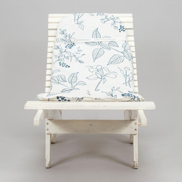 Aino Aalto, lepotuoli, malli 321, "Aurinko-sarja" Artek, 1960/70-luku.