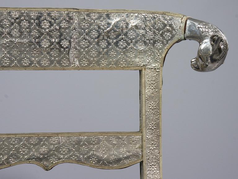 SALONGSGRUPP, 4 delar, empirestil, orientalisk, 1800/1900-tal.