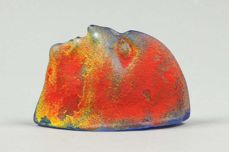 SKULPTUR, glas. Kjell Engman, Kosta Boda.