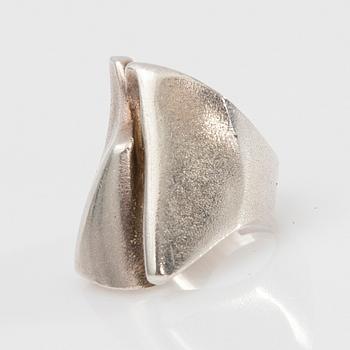 Björn Weckström, ring, "Labyrinth", silver, Lapponia.