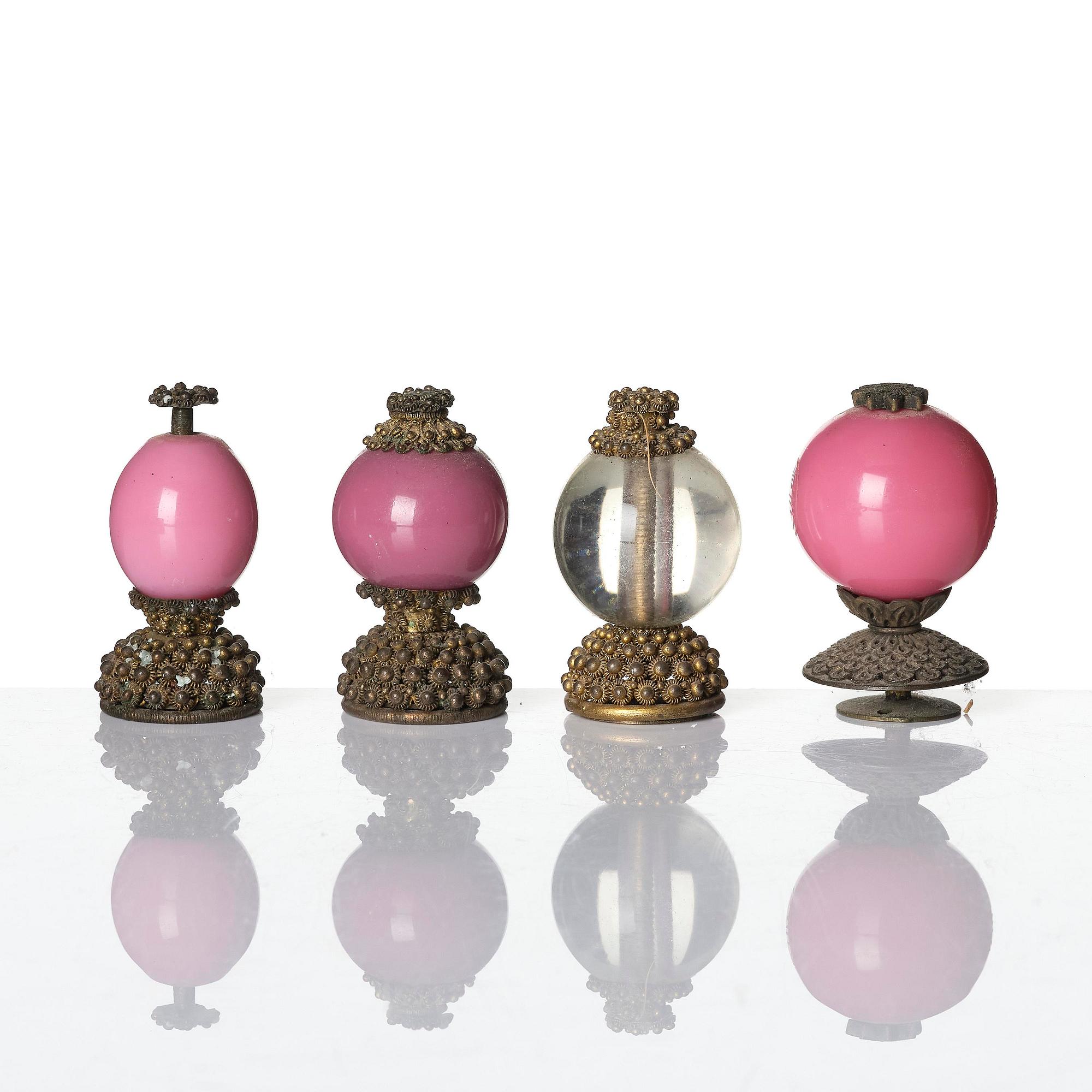 A group of 16 gilt-metal mandarin insignias, Qing dynasty, 19th century.