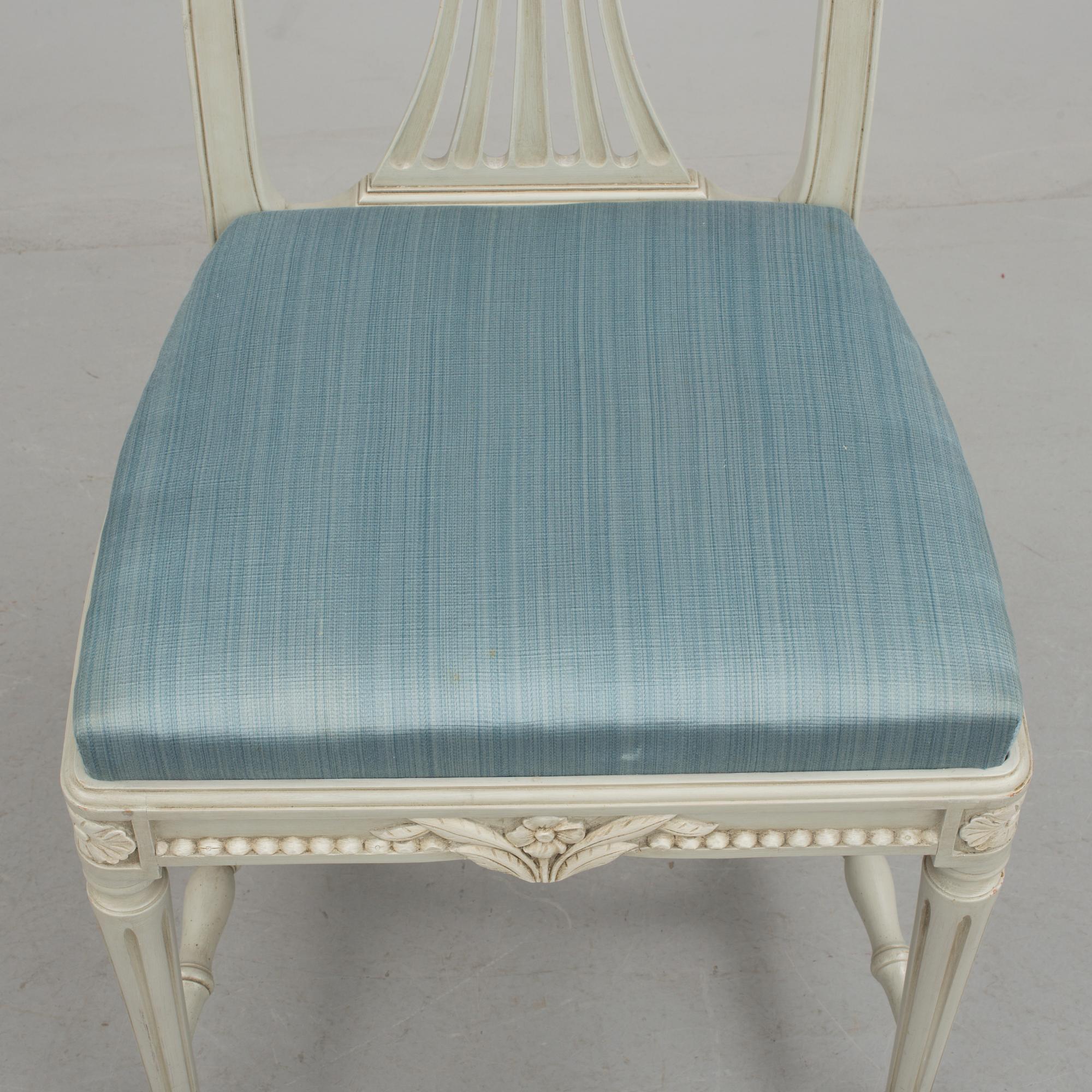 STOLAR, 12 stycken, gustaviansk stil, 1900-tal.