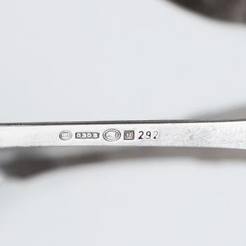 Spoons, 22 pcs, silver, Denmark, Norway, Sweden, 18th-20th century.