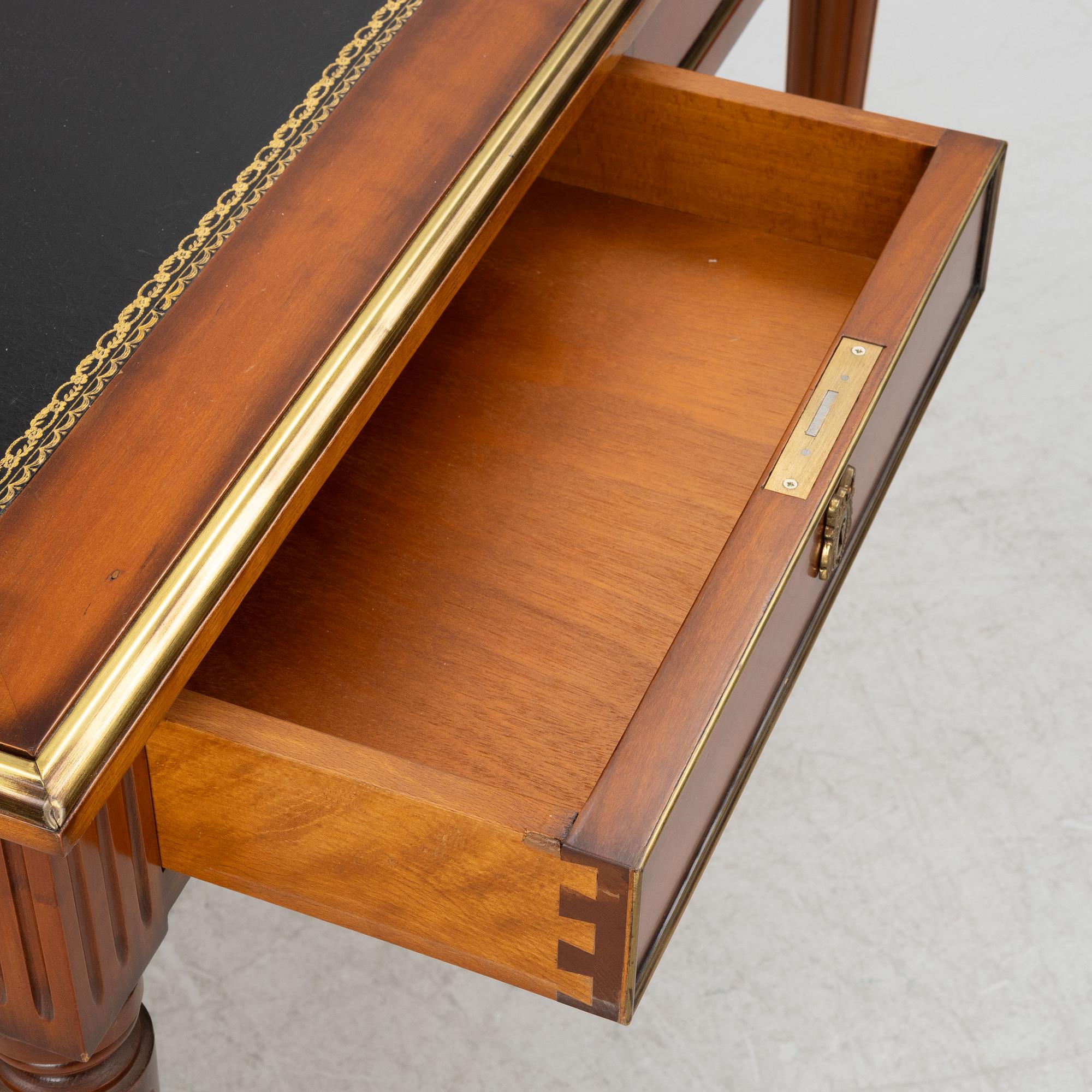A Gustavians style desk, second half of the 20th century.