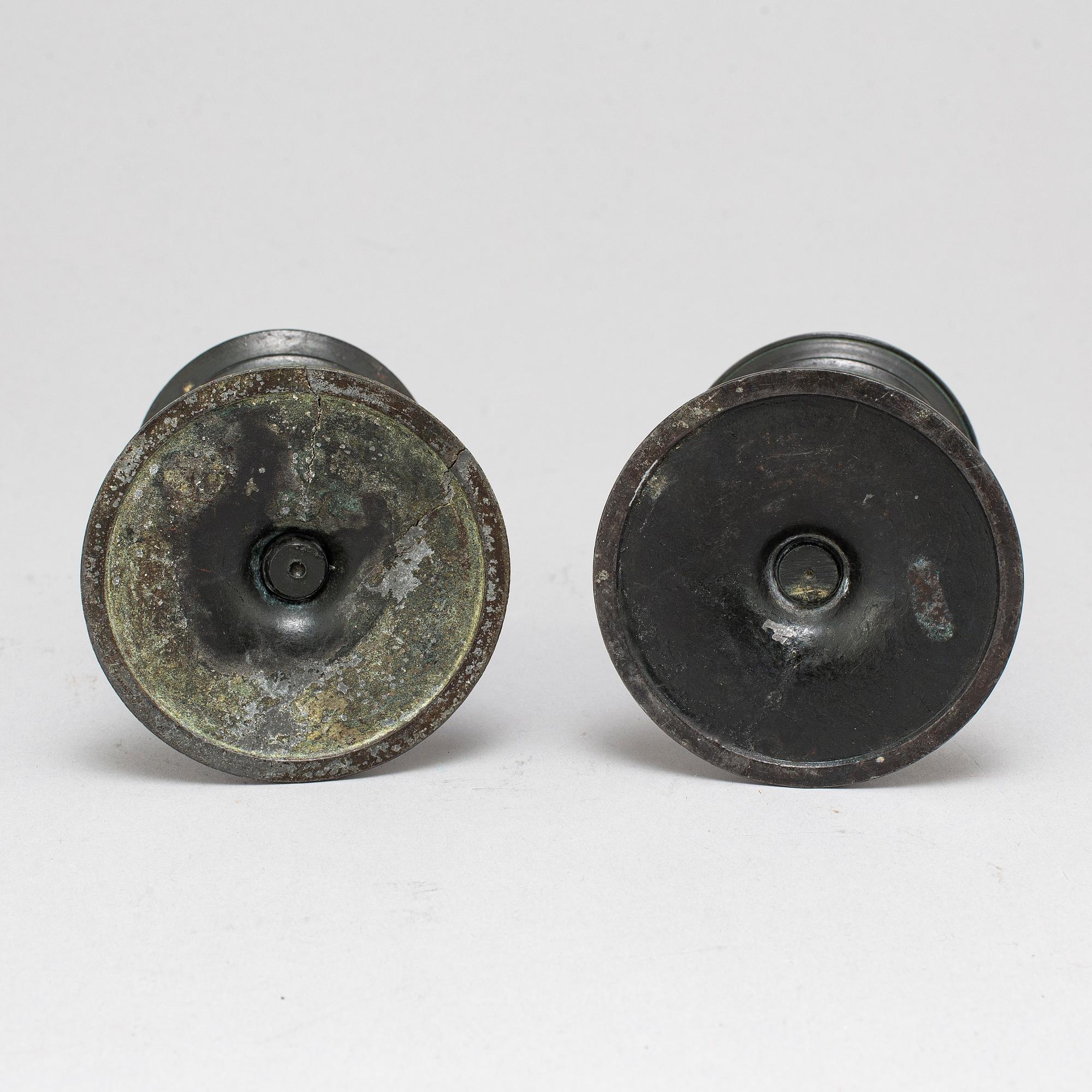 URNOR, ett par, Grand Tour-souvenir, sent 1800-tal.