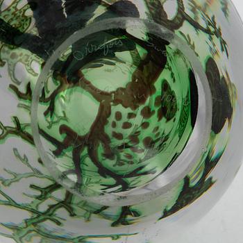 Edward Hald, vas, glas, "Fiskgraal", Orrefors.