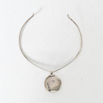 Inga-Britt "Ibe" Dahlquist, a silver necklace, Malmö 1973.