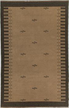 Aappo Härkönen, karvalankamatto, Vaasan Mattokutomo. Noin 240 x 155 cm.