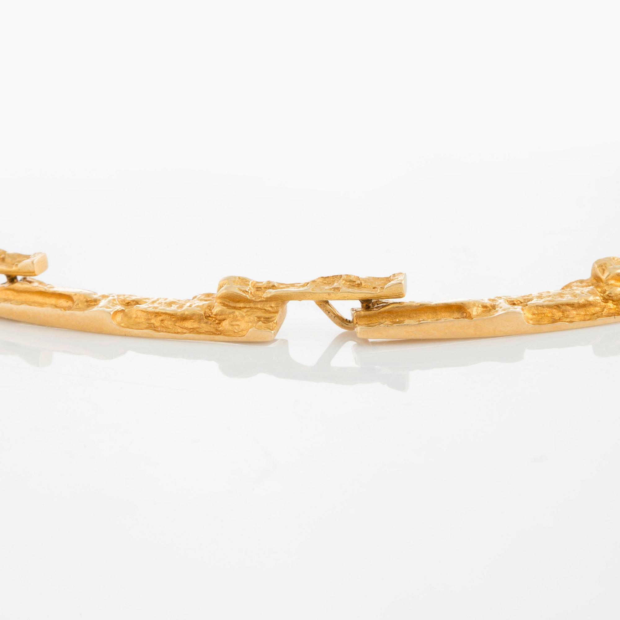 Björn Weckström collier 18K guld.