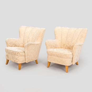 A mid-20th century armchairs.