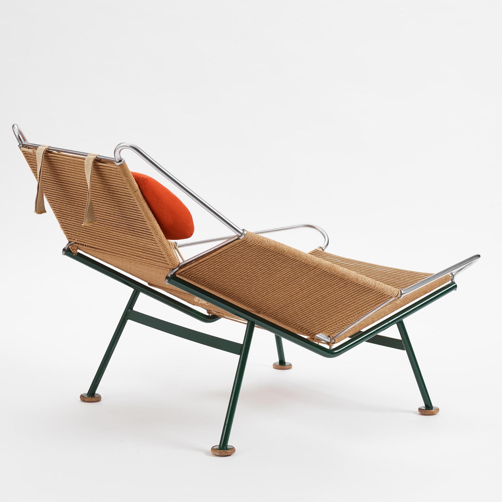 Hans J. Wegner, fåtölj, "Flag Halyard", Getama, Danmark, 1950-60-tal.