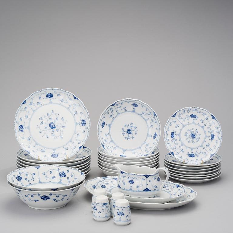 MATSERVIS, 33 delar, porslin, "Eternell", Christineholm Porcelaine.
