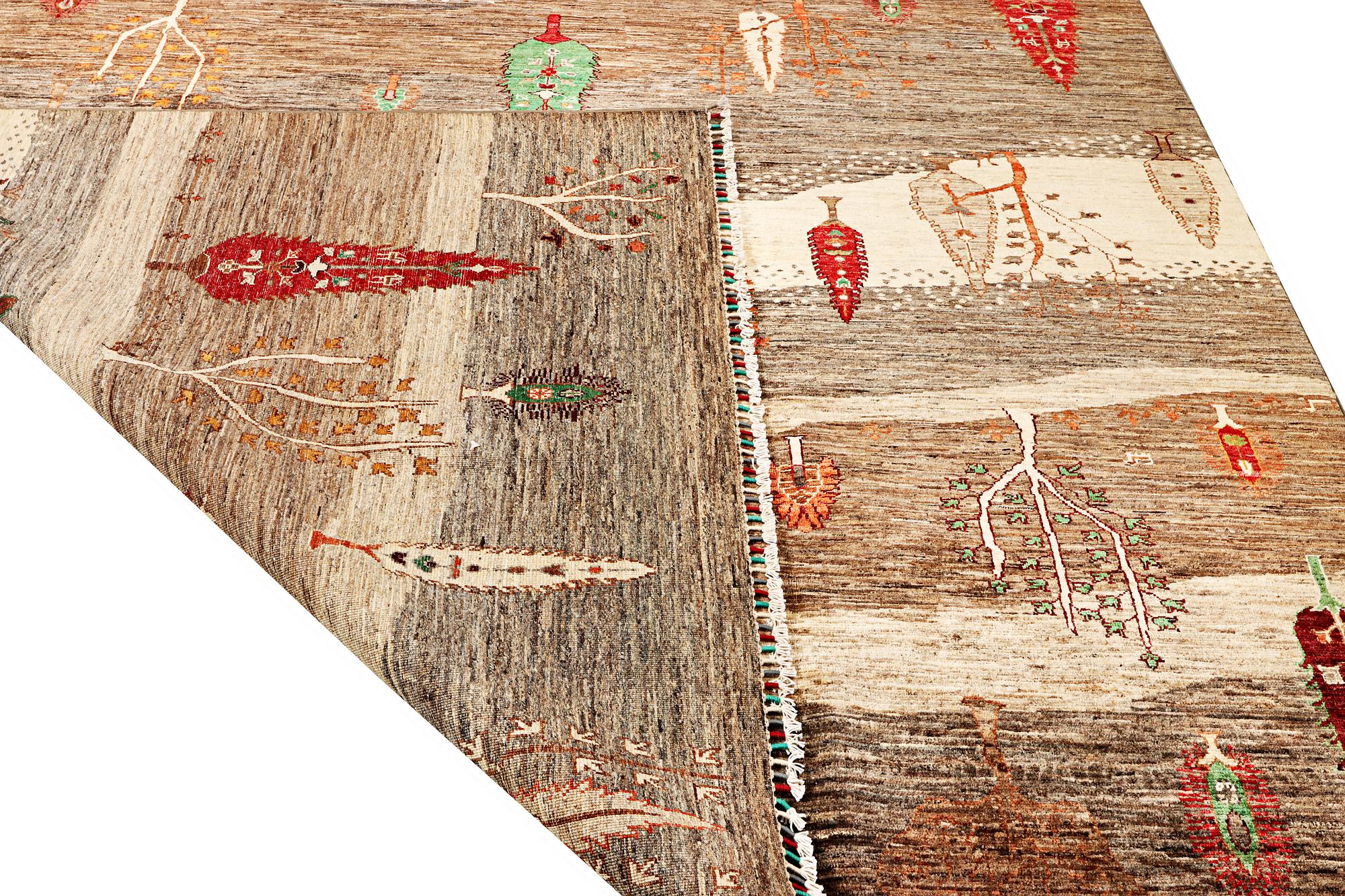 A Khorjin carpet, c. 306 x 258 cm.