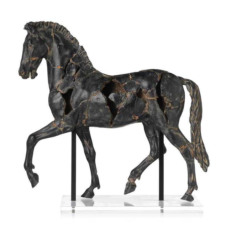 Sculpture of a horse "The Mattei horse", England, 20th century.