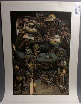 SVEN ERIK JOHANSSON, färglitografi, 3 st, sign o dat -.