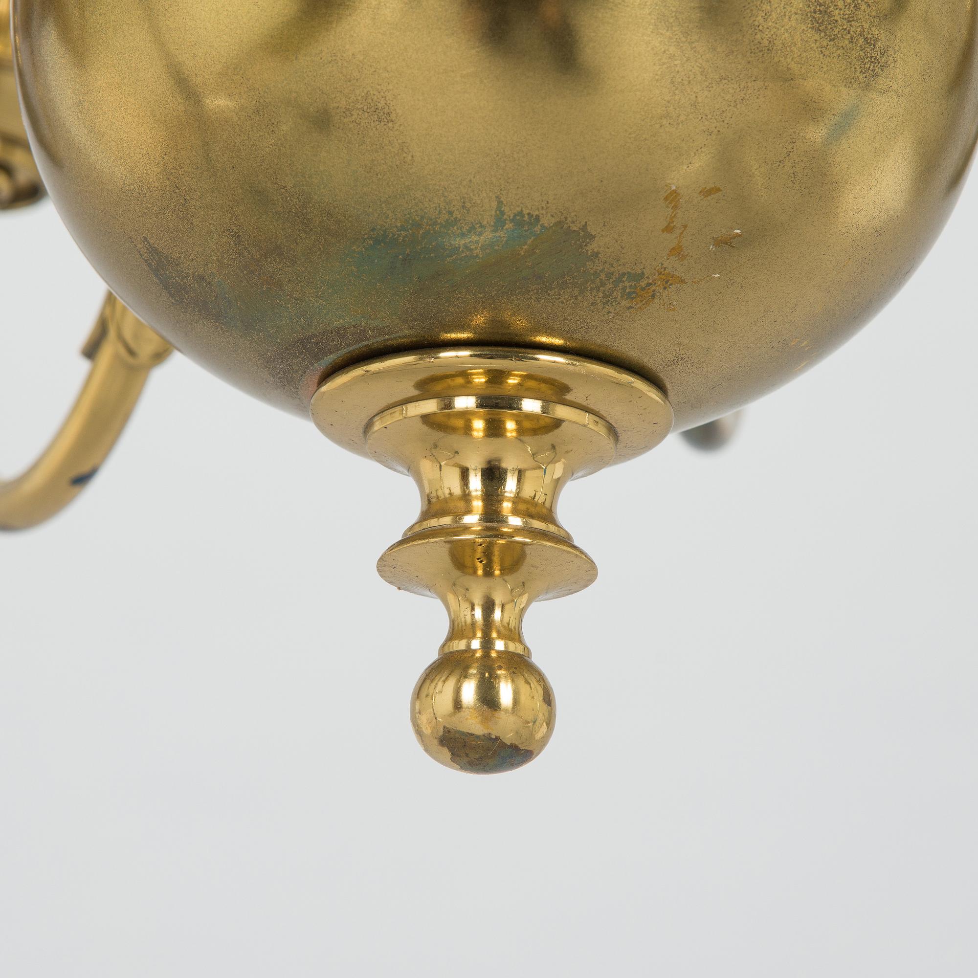 Takkrona, Lysberg, Hansen og Therp 1948. Barockstil.