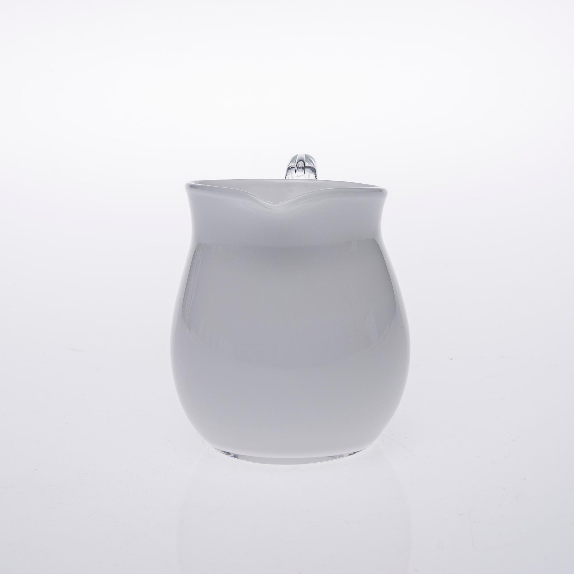 KANNA samt DRICKSGLAS, 6 st, Maire Gullichsen, Iittala. Formgivna 1950-tal.