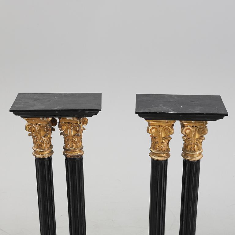 A pair of columns, first half of the 20th century.