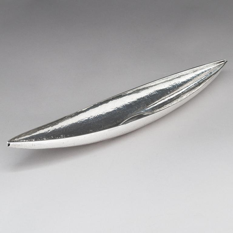 Tapio Wirkkala, silver bowl model TW9, marked TW, Kultakeskus, Hämeenlinna 1968.