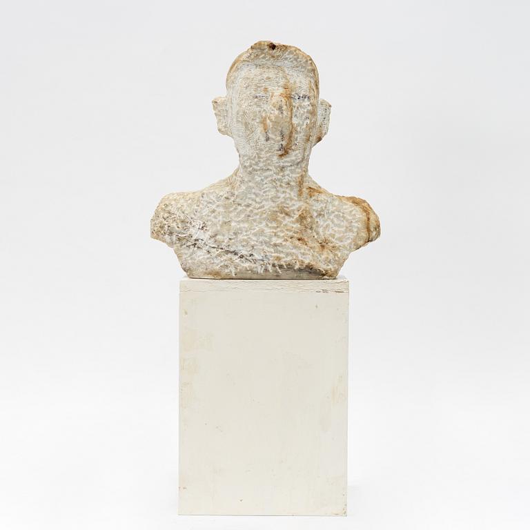 A stone sculpture, 20th century.
