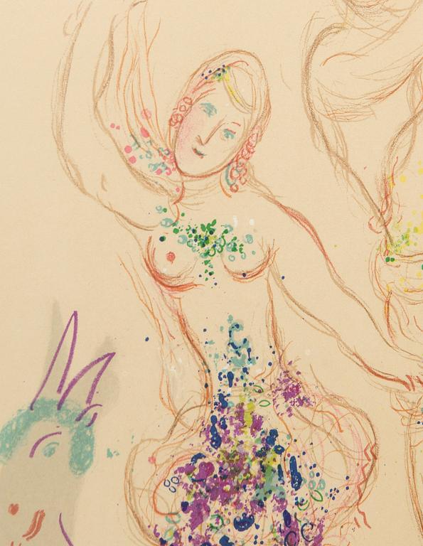 Marc Chagall, "The Ballet" from the 20th century 1969.