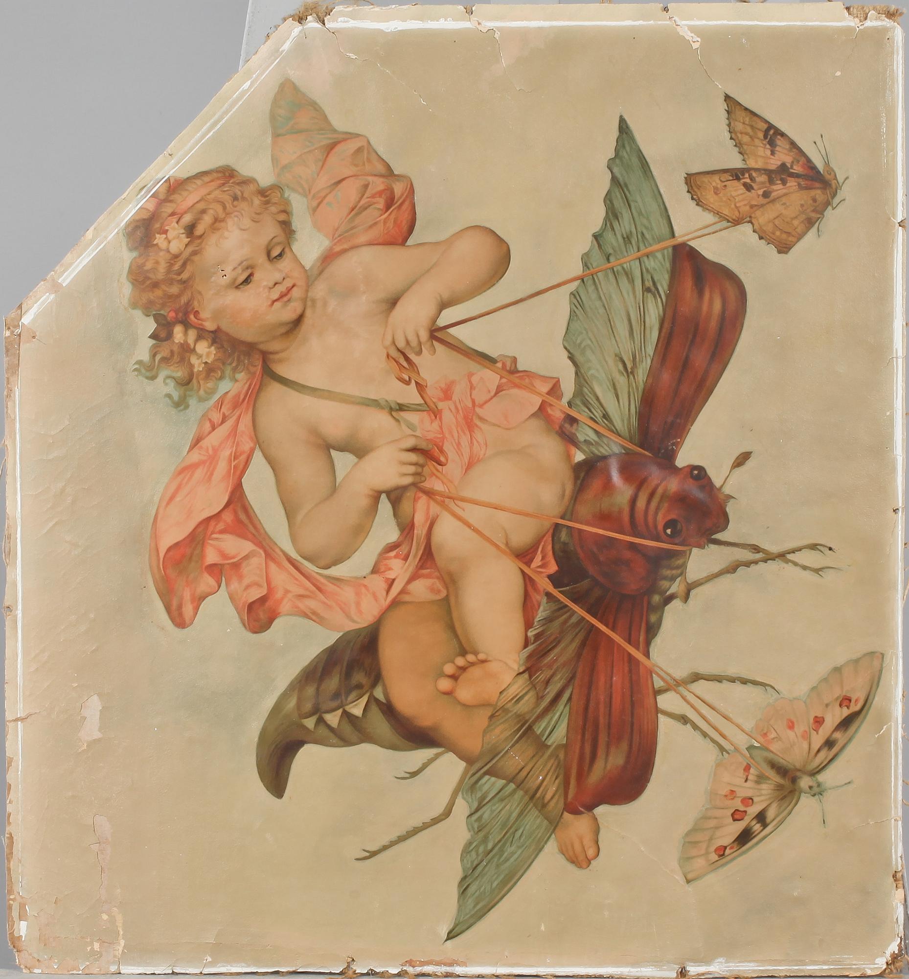 DÖRRÖVERSTYCKE, 3 st, omkring 1900-talets mitt.