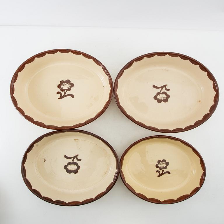 Wilhelm Kåge, designs 12 pieces "Pyro" Gustavsberg mid-20th century.