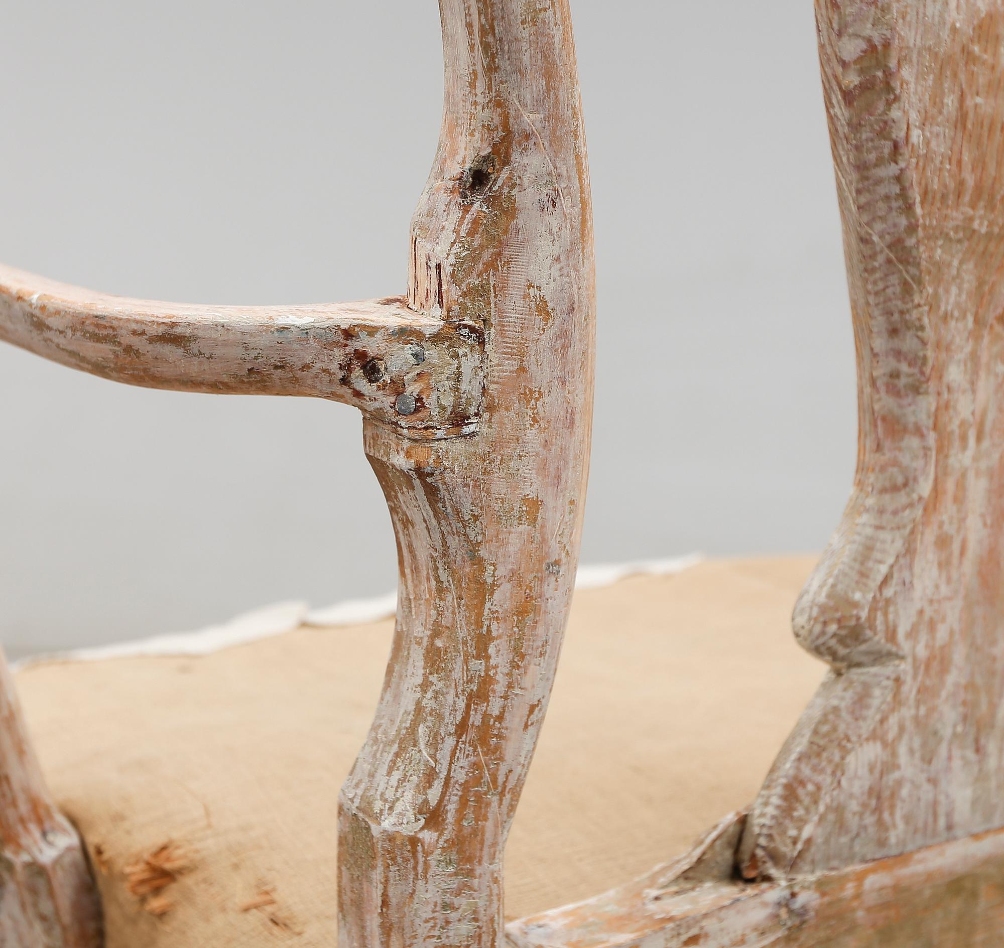 KARMSTOLAR, 1 par, rokoko, 1700-talets andra hälft.