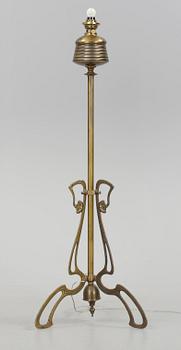 GOLVLAMPA, mässing, jugend, 1900-talets första hälft.