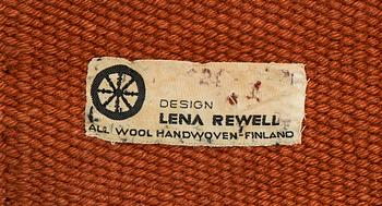 Lena Rewell-Gripenberg,  matta, "Troll", Lena Rewell  Textilstudio. Ca 250 x 174 cm.