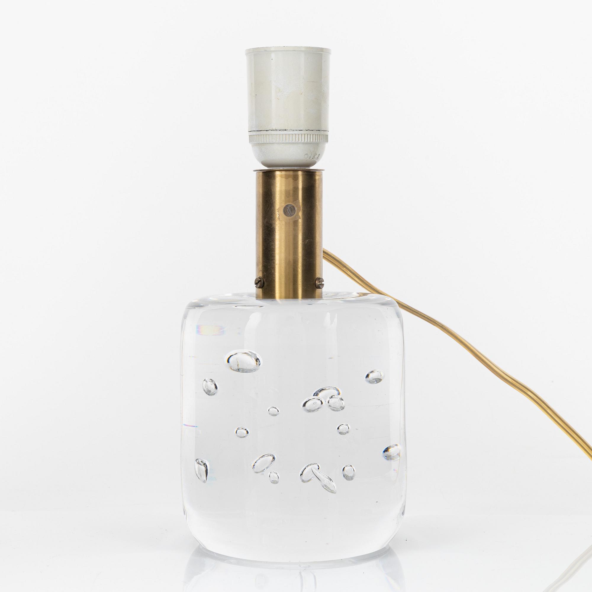 Josef Frank, a model 1819 glass table light produced at Reijmyre for Firma Svenskt Tenn.